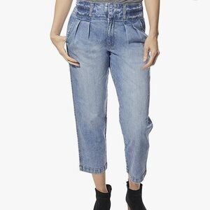 New INDIGO SAINTS Womens Hi-Rise Front Pleat Jean, Fashionable & Stylish Pants